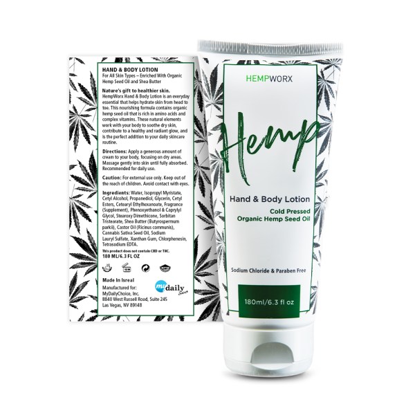 HempWork skincare Label_Lotion