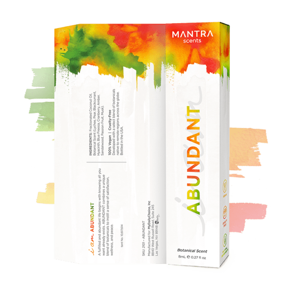 Mantra Scent Abundant MyDailyChoice hempworx label