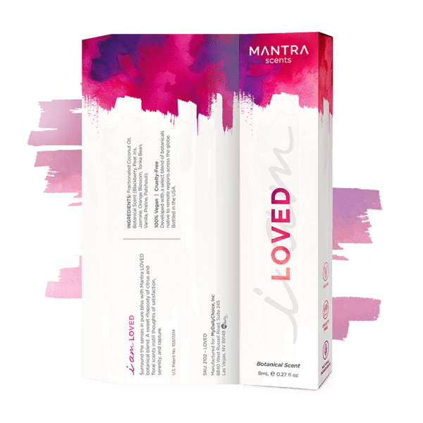 Mantra Scent Loved MyDailyChoice hempworx label