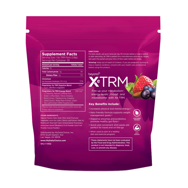 HempWorx XeTRM Energy Drink Sticks value pack