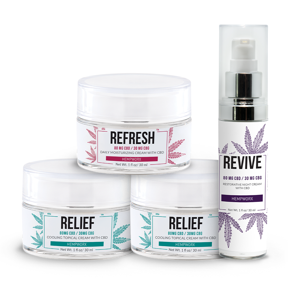 HempWorx Topical CBD Value Pack HempWorx