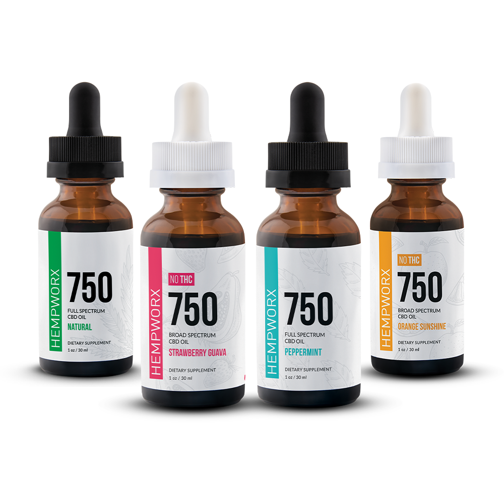 HempWorx CBD 750mg Value Pack HempWorx