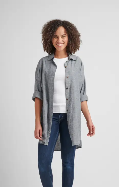 luna shirt dress hempworx