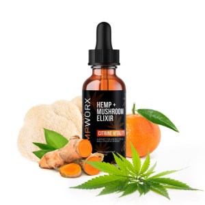 HempWorx Hemp + Mushroom Elixir citrine vitality cbd